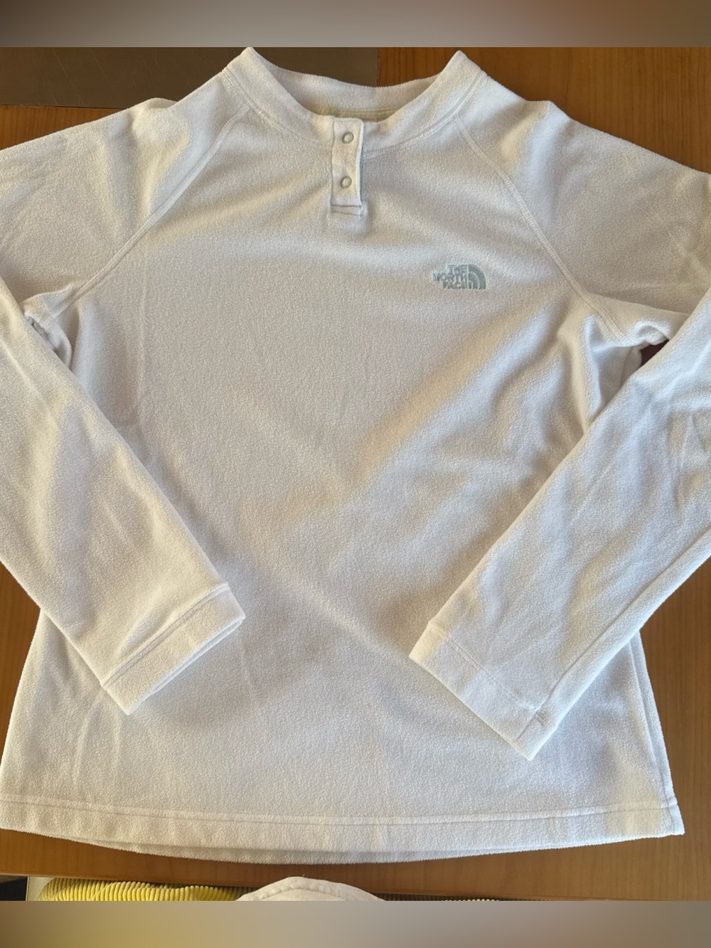 The North Face TKA Micro Lightweight White Layering Fleece Pullover Women’s SZ M - Picture 1 of 7